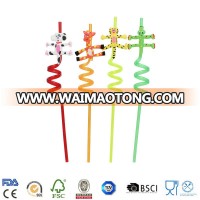 New Design Multicolored Wrapper Party Drinking Plastic Straws