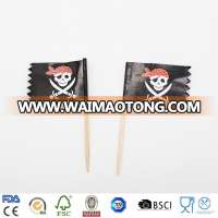 customized decoration pirate and letter toothpicks