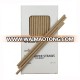 Free Samples 6mm, 8mm, 10mm, 12mm Brown Craft paper straws factories in china